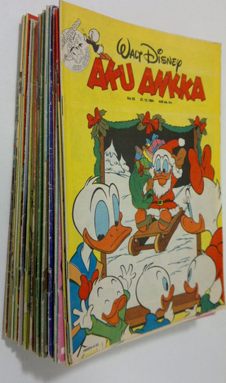Walt Disney : Aku Ankka vuosikerta 1984 (puuttuu nrot 2,9-10,14,19-20,28-29,31-34,36,38-41,43,45-46)