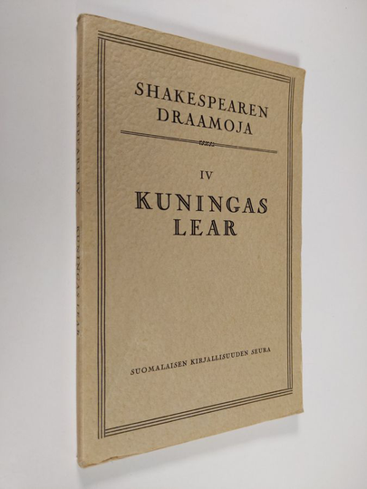 William Shakespeare : Kuningas Lear