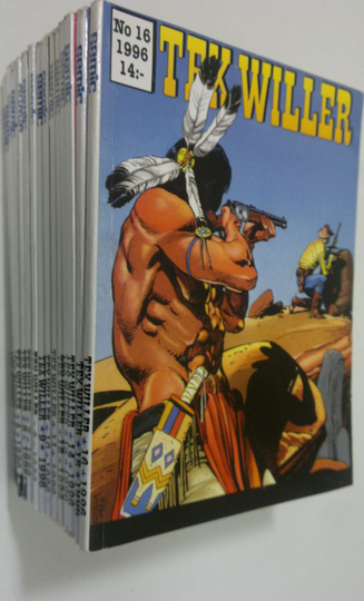 Tex Willer vuosikerta 1996 (1-4, 6-16, numero 5 puuttuu)