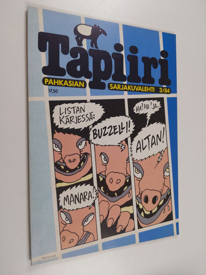 Tapiiri 3/84 : Pahkasian sarjakuvalehti
