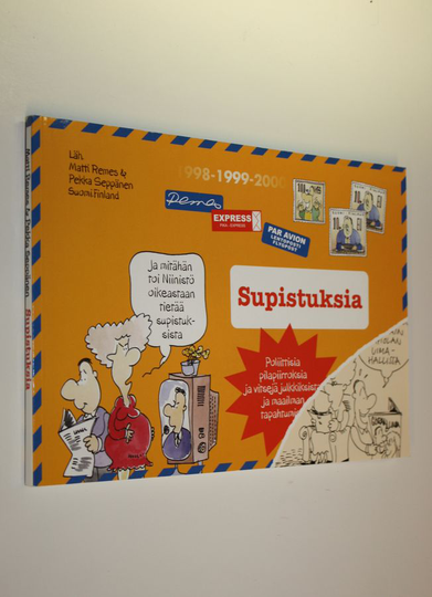 Matti Remes : Supistuksia : poliittisia pilapiirroksia ja vitsejä julkkiksista ja maailman tapahtumista