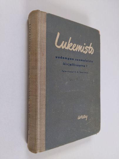 E. A. Saarimaa : Lukemisto uudempaa suomalaista kirjallisuutta