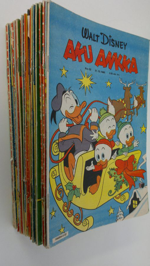 Walt Disney : Aku Ankka vuosikerta 1980 (puuttuvat numerot 8,18,22-23,25-26,32,34)