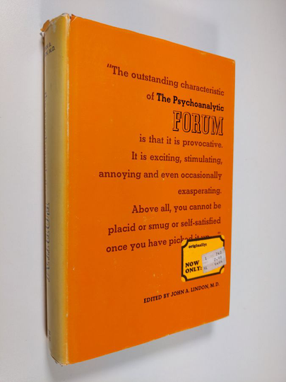 Alfred Coodley (ed.) : The Psychoanalytic Forum - vol. 3