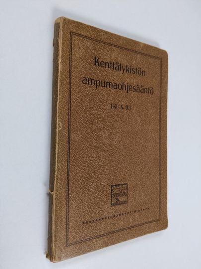 Kenttätykistön ampumaohjesääntö (Kt. A. O.)