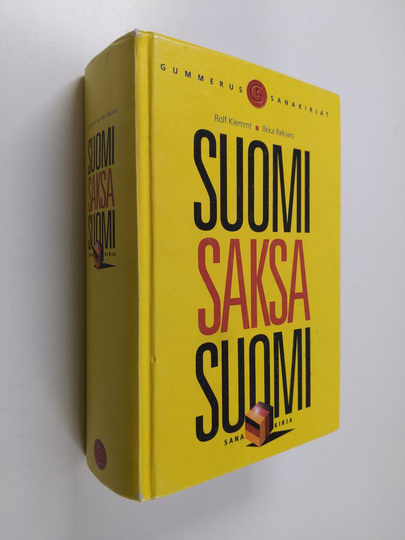 Rolf Klemmt : Suomi-saksa-suomi-sanakirja