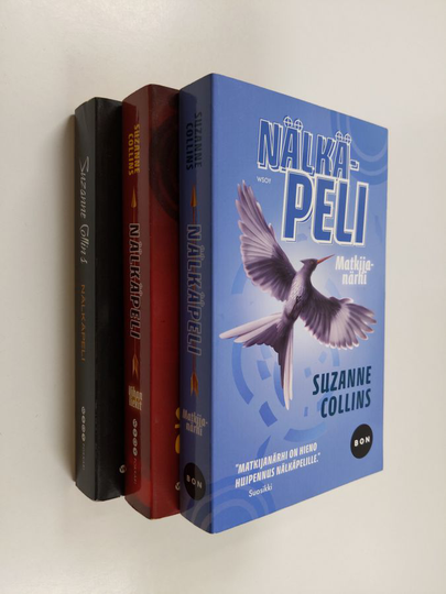 Suzanne Collins : Nälkäpeli 1-3 : Nälkäpeli ; Vihan liekit ; Matkijanärhi