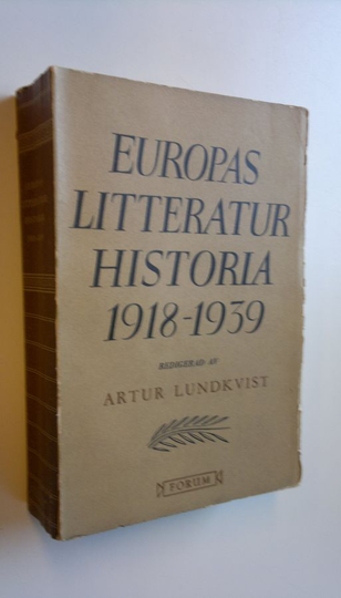 Artur Lundkvist : Europas litteratur historia 1918-1939