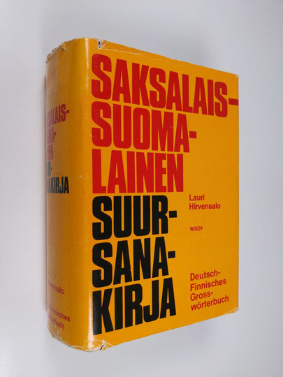Lauri Hirvensalo : Saksalais-suomalainen suursanakirja