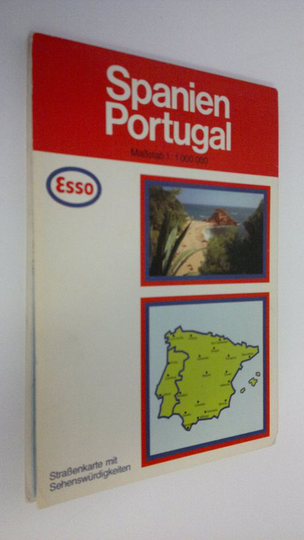 Spanien - Portugal 1:1 000 000 : Strassenkarte mit Sehenswurdigkeiten