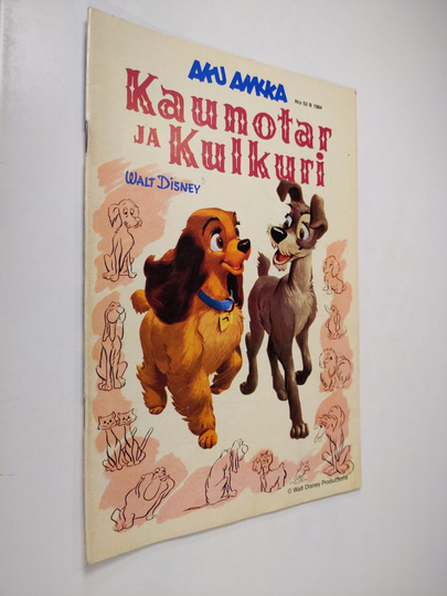 Walt Disney : Kaunotar ja kulkuri - Aku Ankka N:o 52 B 1984