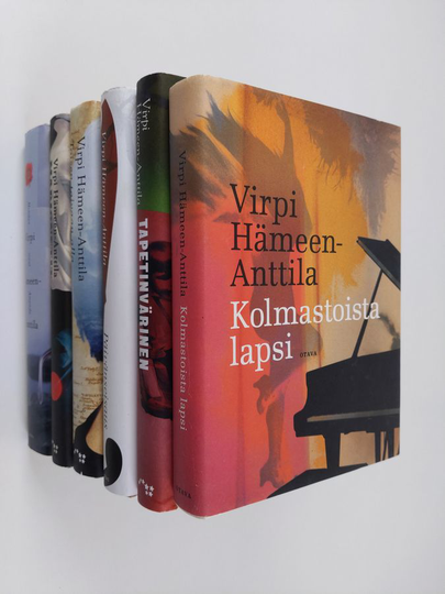 Virpi Hämeen-Anttila : Hämeen-Anttila-paketti (6 kirjaa) : Kolmastoista lapsi ; Muistan sinut Amanda ; Tapetinvärinen ; Päivänseisaus ; Marionetit ...