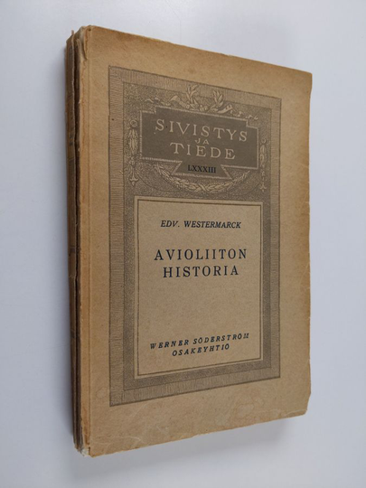 Edvard Westermarck : Avioliiton historia