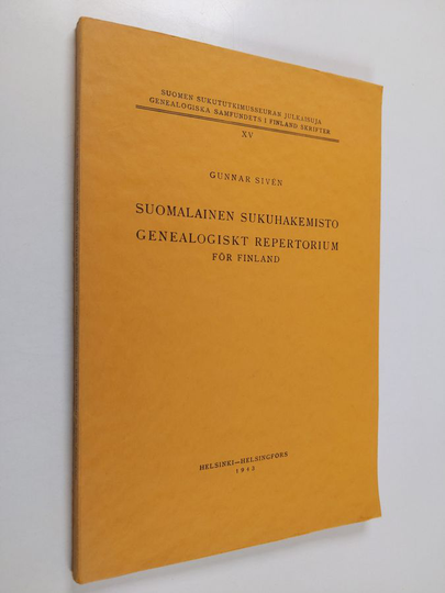 Gunnar Siven : Suomalainen sukuhakemisto = Genealogiskt repertorium för Finland