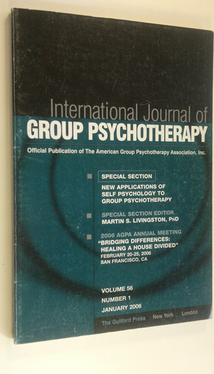 The American Group Psychotherapy Association : International Journal of Group Psychotherapy : Volume 56, Number 1, January 2006