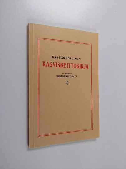 Käytännöllinen kasviskeittokirja