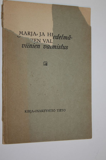 Kemisti : Marja- ja hedelmäviinien valmistus