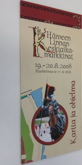 Hämeenlinnan keskiaikamarkkinat 19.-20.8.2006 : kartta ja ohjelma