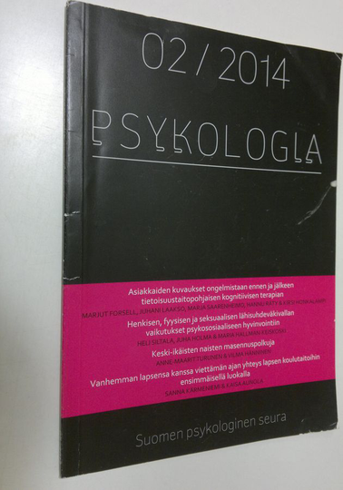 Psykologia 2/2014 : tiedepoliittinen aikakauslehti