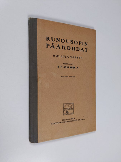 B. F. Godenhjelm : Runousopin pääkohdat