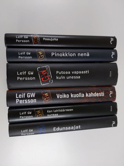 Leif G.W. Persson : Leif G.W Persson setti (6 kirjaa)