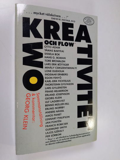 Georg Klein : Om kreativitet och flow