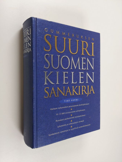 Timo Nurmi : Gummeruksen suuri suomen kielen sanakirja