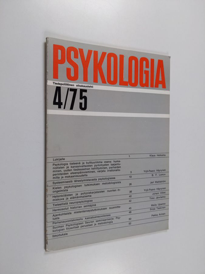 Psykologia 4/75