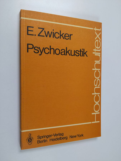 Eberhard Zwicker : Psychoakustik
