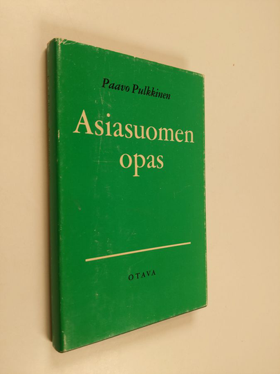 Paavo Pulkkinen : Asiasuomen opas