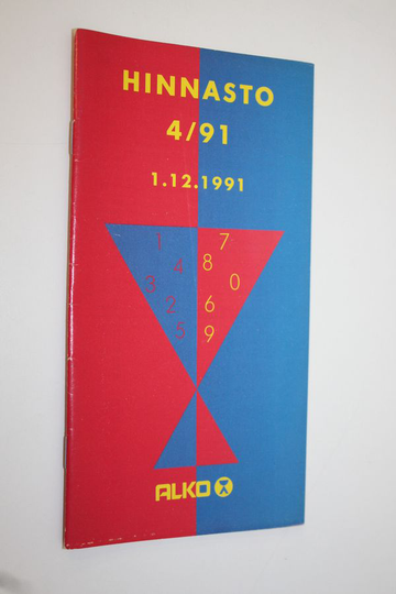 Alkon hinnasto 4/91