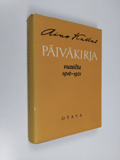Aino Kallas : Päiväkirja vuosilta 1916-1921