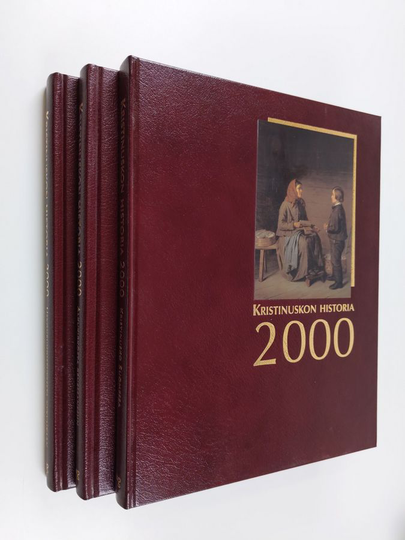 Anssi Mäkinen : Kristinuskon historia 2000 1-3 : Alkukirkosta renessanssiin ; Uskonpuhdistuksesta nykyaikaan ; Kristinusko Suomessa