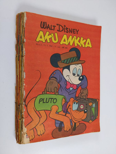 Walt Disney : Aku Ankka N:ot 2-4 ja 6-11/1961