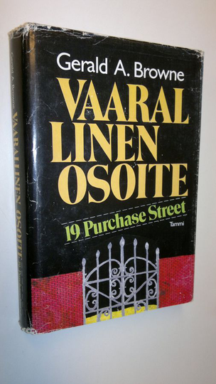 Gerald Browne : Vaarallinen osoite