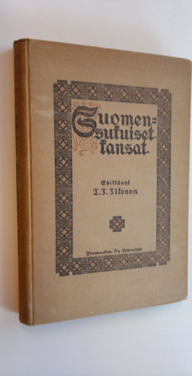 T. I. Itkonen : Suomensukuiset kansat