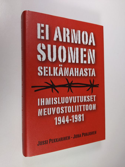 Jussi Pekkarinen : Ei armoa Suomen selkänahasta : ihmisluovutukset Neuvostoliittoon 1944-1981