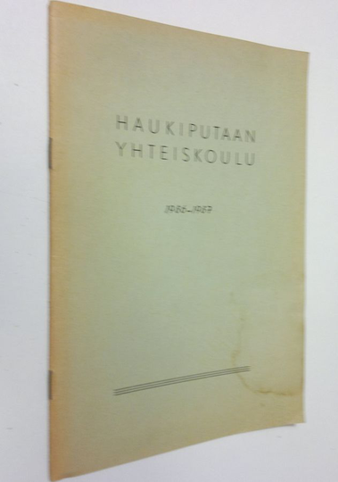 Haukiputaan yhteiskoulu 1956-1957
