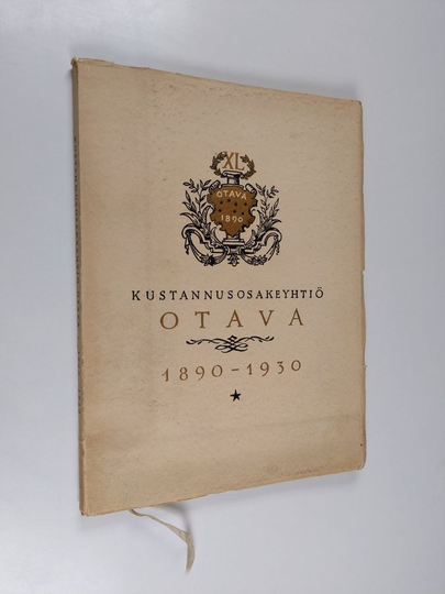 Kustannusosakeyhtiö Otava 40-vuotias (1890-1930)