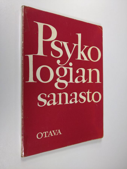 Kai von ym. Fieandt (toim.kunt.) : Psykologian sanasto