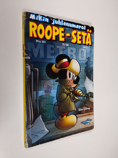 Walt Disney : Roope-setä 11/08 : Mikin juhlanumero