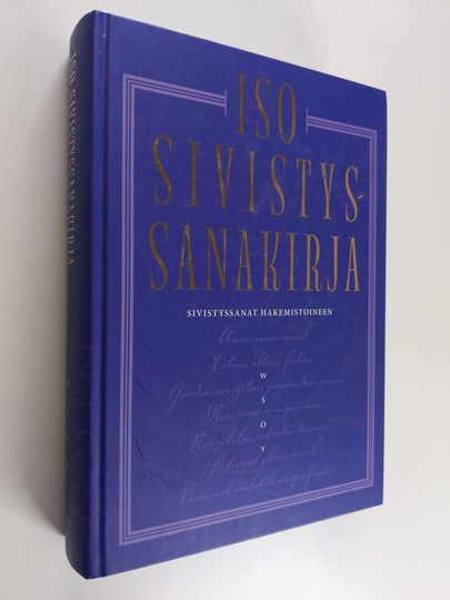 Kalevi Koukkunen (toim.) : Iso sivistyssanakirja : sivistyssanat hakemistoineen