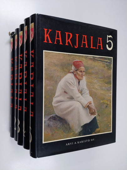 Karjala 1-5 : Portti itään ja länteen ; Karjalan maisema ja luonto ; Karjalan yhteiskunta ja talous ; Karjalan vaiheet ; Laulun ja sanan maa