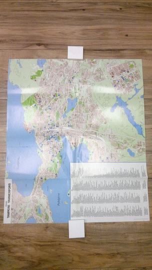 Tampere = Tammerfors 1:50000