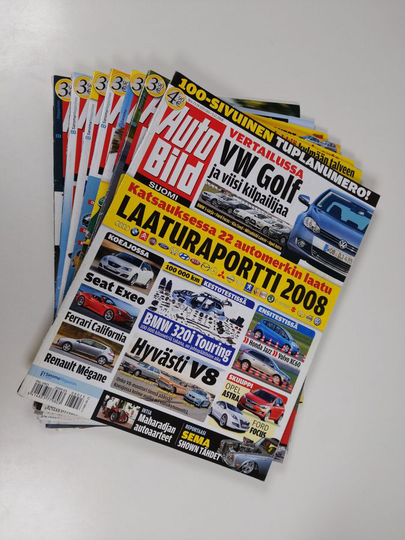 Jarmo Markkanen : Auto Bild Suomi paketti (7 lehteä) 2008 17-24