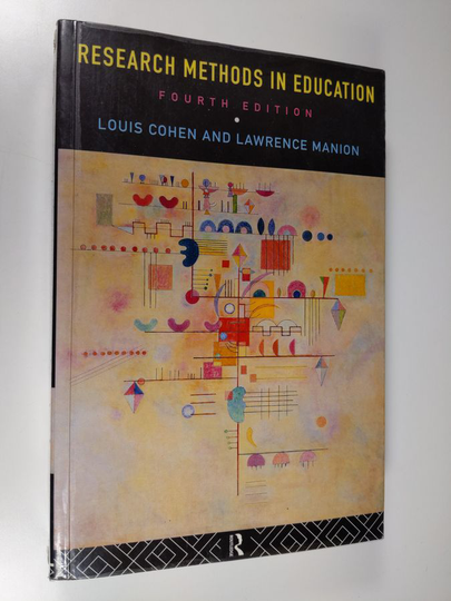 Louis Cohen : Research methods in education