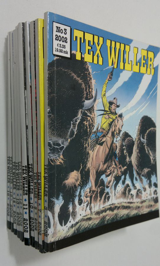 Tex Willer osavuosikerta 2002 (puuttuu 1,2,4,5,6,9)