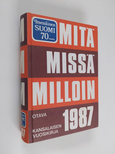 Mitä missä milloin 1987 : kansalaisen vuosikirja