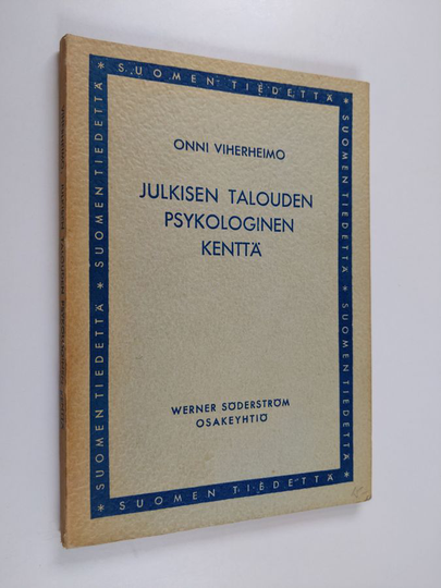 Onni Wiherheimo : Julkisen talouden psykologinen kenttä