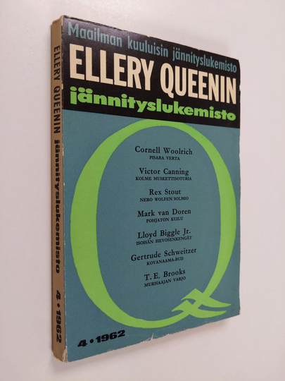 ellery gueen : Ellery Queenin jännityslukemisto 1962, n:o 4